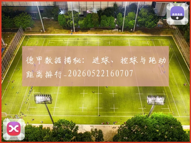德甲数据揭秘：进球、控球与跑动距离排行_20260522160707